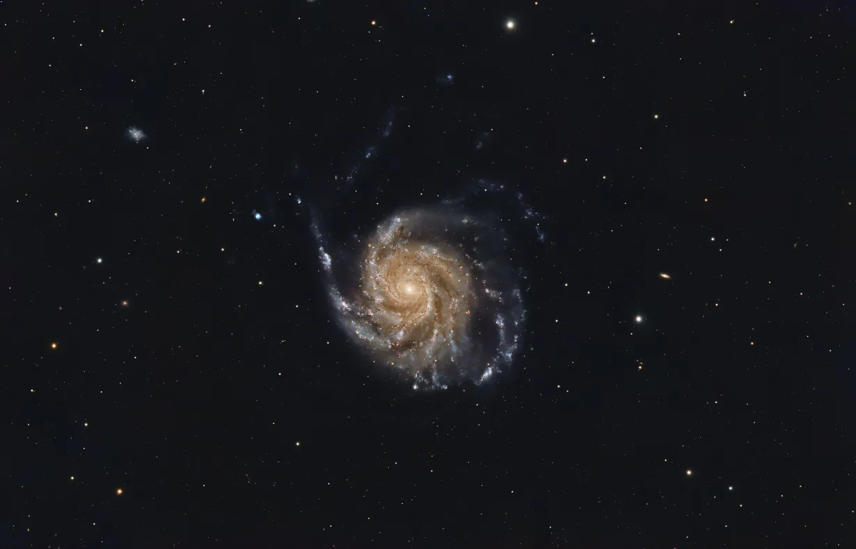 M101, the Pinwheel Galaxy, taken by our past President, Orlando.