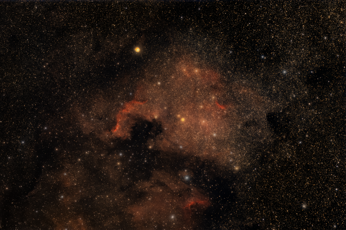 NGC7000, taken by Finlay, our Treasurer, and John, our President
