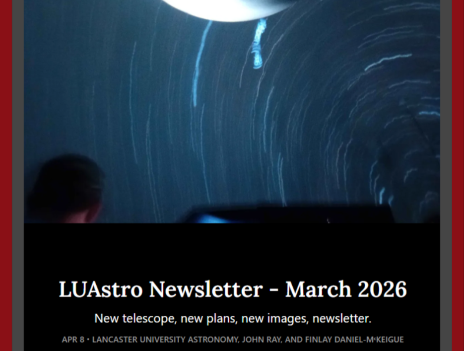 LUAstro Newsletter - March 2026