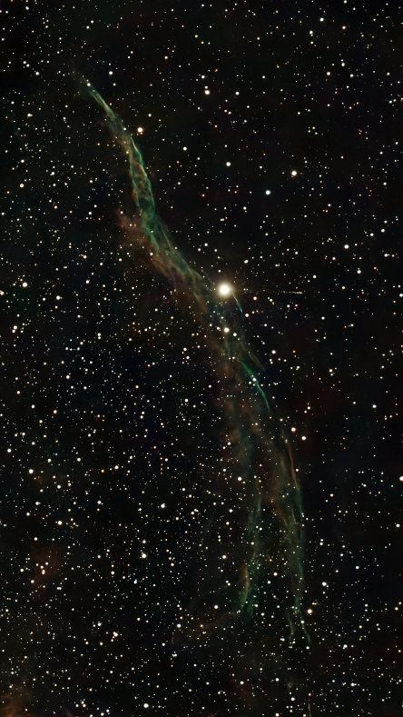 The Veil Nebula, taken by our Treasurer, Finlay, using his SeeStar S50