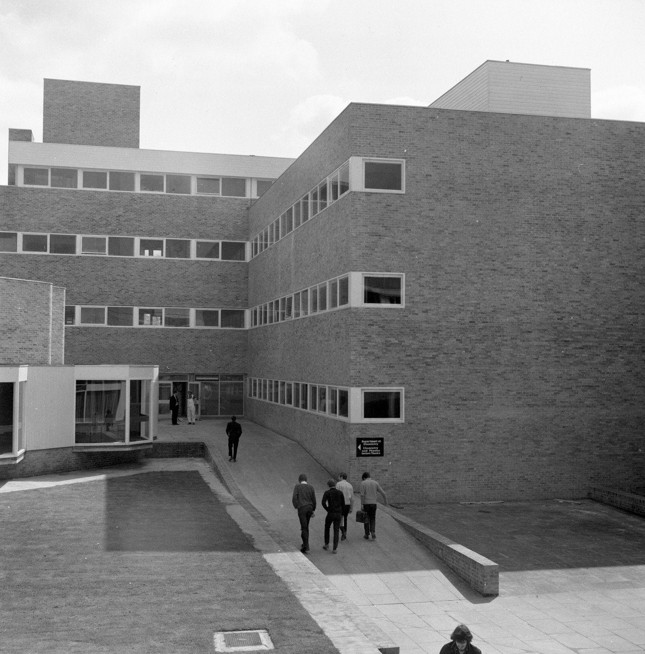 The Physics Building, sometime in the 1970s