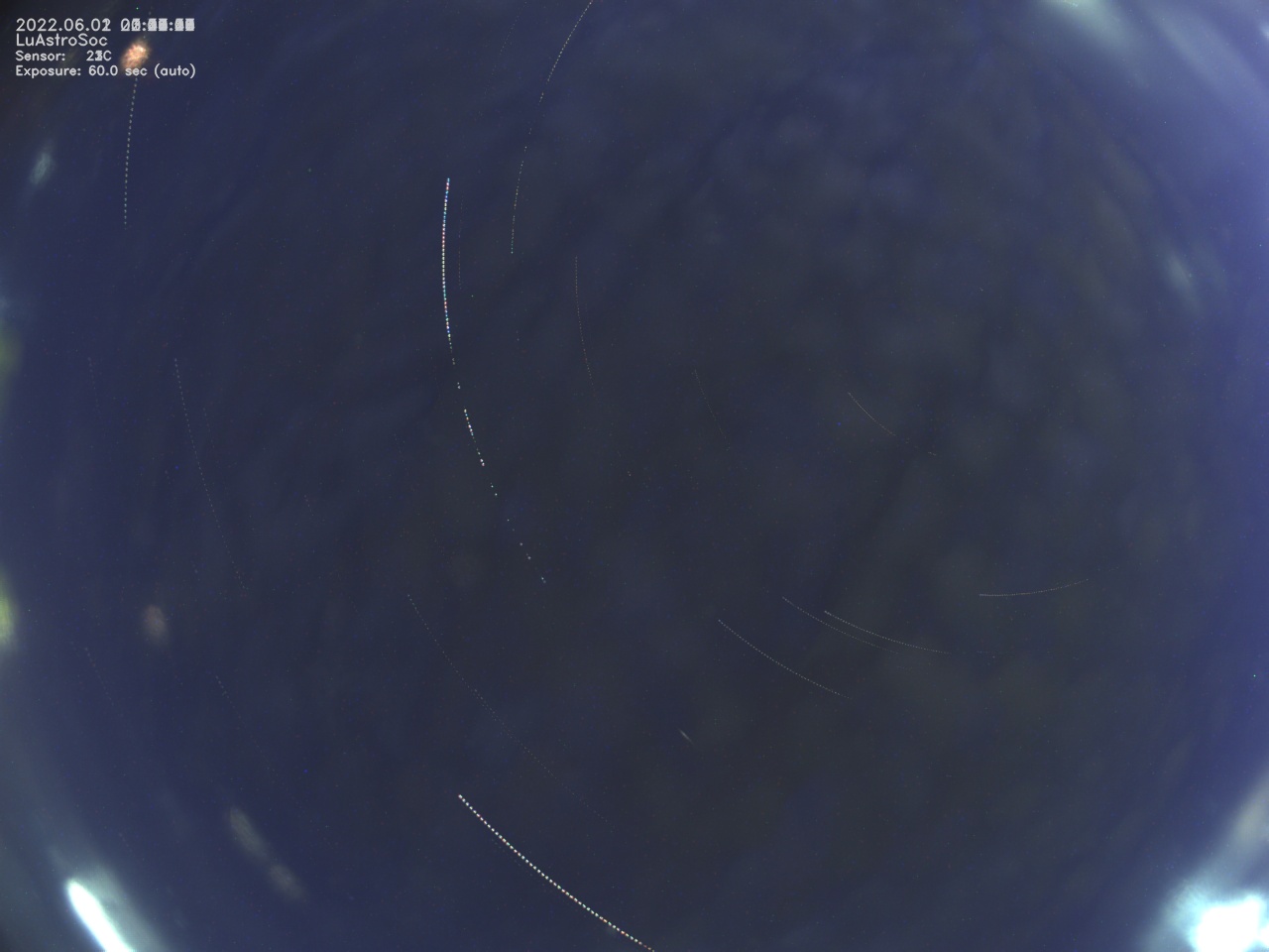 Startrails from the AllSky camera